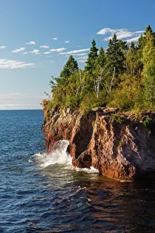Cliffs of North Shore, Lake Superior, Minnesota, USA Cliffs of North Shore, Lake Superior, Minnesota, USA