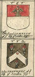 Coat of arms 17th century Campion and Jeffries Coat of arms 17th century Campion and Jeffries