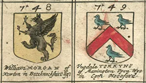 Coat of arms 17th century Morgan and Tomkins Coat of arms 17th century Morgan and Tomkins