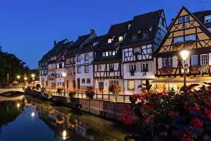 Illuminated Gallery: Colmar in the evening, France