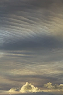 Colorful clouds lit by forest fire, Canada Colorful clouds lit by forest fire, Canada