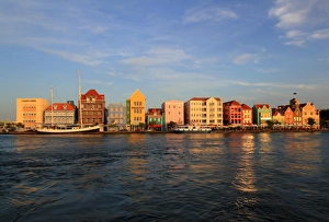 Colorful houses in Punda, Willemstad, Curacao Colorful houses in Punda, Willemstad, Curacao