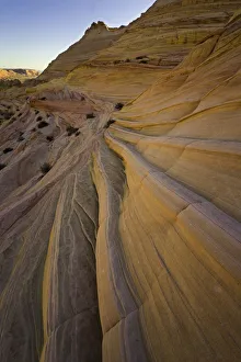 Colorful twisted sandstone layers, Arizona Colorful twisted sandstone layers, Arizona