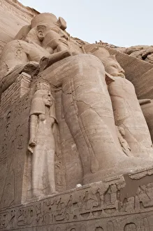 Colossus of Ramses II at the Great Temple of Abu Simbel Colossus of Ramses II at the Great Temple of Abu Simbel