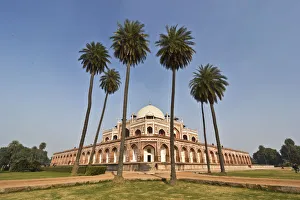 Complete view of Humayuns Tomb - a UNESCO World Heritage Site Complete view of Humayuns Tomb - a UNESCO World Heritage Site