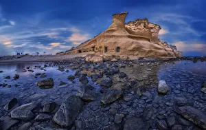 The Cookers Beach ( Los Cocedores ) in Almeria, Spain The Cookers Beach ( Los Cocedores ) in Almeria, Spain