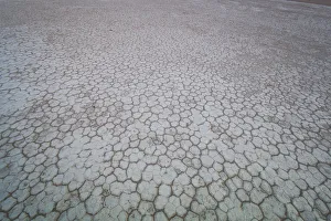 Cracked clay on pan floor at Deadvlei, Namib-Naukluft National Park, Hardap Region Cracked clay on pan floor at Deadvlei, Namib-Naukluft National Park, Hardap Region