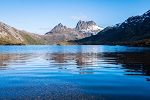 Cradle mountain with the Dove lake in Tasmania Cradle mountain with the Dove lake in Tasmania