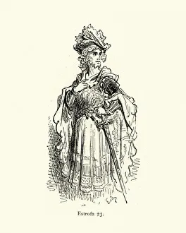 The Dandy prince. Orlando Furioso, fantasy The Dandy prince. Orlando Furioso, fantasy