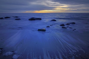 Dawn over the Baltic Sea, Fehmarn Island, Schleswig-Holstein, Germany Dawn over the Baltic Sea, Fehmarn Island, Schleswig-Holstein, Germany
