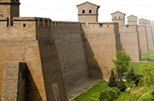 defence wall surrounding the medieval city of ping yao, nothern China defence wall surrounding the medieval city of ping yao, nothern China