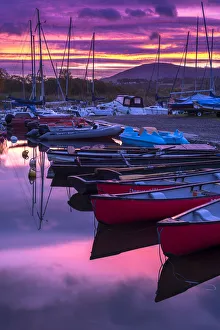 Derwent Water Autumn sunrise, Lake District. UK Derwent Water Autumn sunrise, Lake District. UK