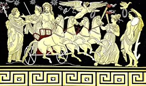 The descent of the Prosperpina into the underworld at the annual change of seasons The descent of the Prosperpina into the underworld at the annual change of seasons