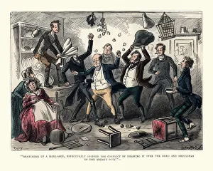 Dickens, Pickwick Papers, Snatching up a meal-sack Dickens, Pickwick Papers, Snatching up a meal-sack