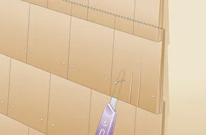 Digital illustration of hacksaw blade cutting through nail on damaged shingle roof tile Digital illustration of hacksaw blade cutting through nail on damaged shingle roof tile