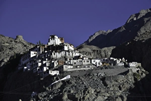 Diskit Monastery in Nubra valley in the Indian Himalaya. Diskit, Leh Ladakh region, India Diskit Monastery in Nubra valley in the Indian Himalaya. Diskit, Leh Ladakh region, India