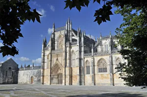 Dominican monastery Mosteiro de Santa Maria da Vitoria, UNESCO World Heritage Site Dominican monastery Mosteiro de Santa Maria da Vitoria, UNESCO World Heritage Site