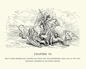 Don Quixote - Slaying the Devil and Dragon Don Quixote - Slaying the Devil and Dragon