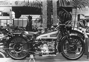 <b class=qtipBold><figcaption>Douglas OC Model</figcaption></b><br>A Douglas OC 600cc motorcycle on display at the Motorcycle Show at Olympia, London, 23rd September 1925. (Photo by Topical Press Agency/Hulton Archive/Getty Images)<br><em>© 2011 Getty Images</em> Douglas OC Model