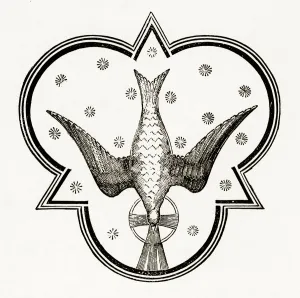 Dove, Holy Spirit Christian Symbolism Engraving Dove, Holy Spirit Christian Symbolism Engraving