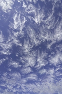 Dramatic cirrus clouds in blue sky, Australia Dramatic cirrus clouds in blue sky, Australia