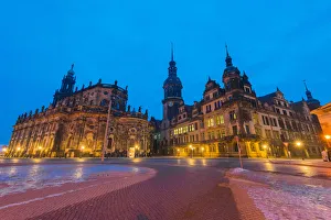 Dresden Cathedral of the Holy Trinity or Hofkirche, Dresden Castle, Dresden, Saxony Dresden Cathedral of the Holy Trinity or Hofkirche, Dresden Castle, Dresden, Saxony