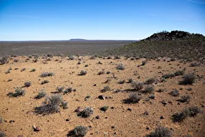 The dry and arid landscape of the Karoo in the Northern Cape South Africa The dry and arid landscape of the Karoo in the Northern Cape South Africa