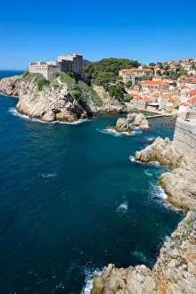 Dubrovnik old town and coastline, Croatia Dubrovnik old town and coastline, Croatia