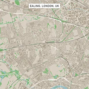Ealing London UK City Street Map Ealing London UK City Street Map