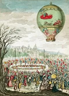 Balloon Gallery: Early hot air balloon flight