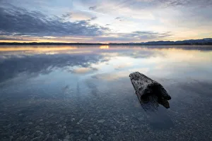 Early morning on Lake Starnberg near Seeshaupt, Bavaria, Germany, Europe, PublicGround Early morning on Lake Starnberg near Seeshaupt, Bavaria, Germany, Europe, PublicGround