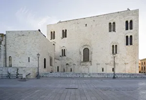 East facade of the Romanesque Cathedral Basilica San Nicola, 1087, Bari, Apulia, Italy East facade of the Romanesque Cathedral Basilica San Nicola, 1087, Bari, Apulia, Italy