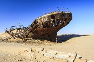 Eduard Bohlen Shipwreck, Namib Desert, Namib Naukluft Park, Namibia, Africa Eduard Bohlen Shipwreck, Namib Desert, Namib Naukluft Park, Namibia, Africa