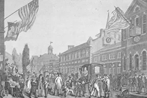 Election In Front Of State House, PA, 1815 Election In Front Of State House, PA, 1815