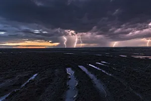 Electric storm near Ja Junta, Colorado. USA Electric storm near Ja Junta, Colorado. USA