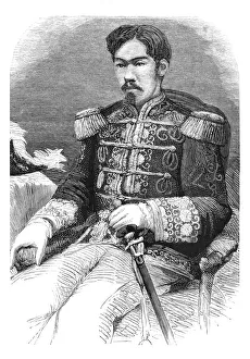 Emperor Mutsuhito Mikado Meiji Japan Portrait 1875 Emperor Mutsuhito Mikado Meiji Japan Portrait 1875
