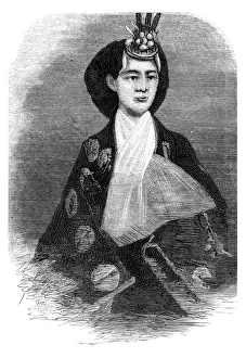 Empress Masako Ichijo woman of Mutsuhito in Japan 1875 Empress Masako Ichijo woman of Mutsuhito in Japan 1875