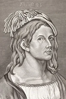 Engraving of german painter Albrecht Durer Engraving of german painter Albrecht Durer