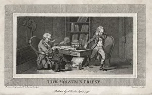 Images Dated 15th April 2014: Engraving of The Holstein Priest by Hogarth