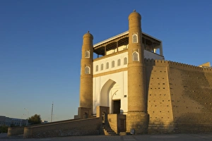 Entrance to the Ark citadel, Bukhara, Uzbekistan Entrance to the Ark citadel, Bukhara, Uzbekistan