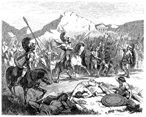 Epaminondas Echelon formation in the Battle of Leuctra (371 BC) Epaminondas Echelon formation in the Battle of Leuctra (371 BC)