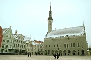 Estonia, Tallinn, Raekoja Plats, town hall Estonia, Tallinn, Raekoja Plats, town hall