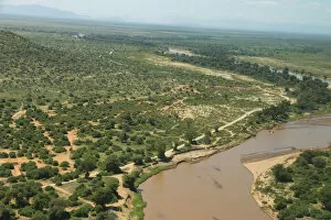 Images Dated 29th May 2016: Ewaso Ngiro River, Samburu National Park, Kenya