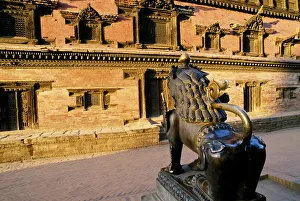 Fa?ade of the Royal Palace, Bhaktapur, Nepal Fa?ade of the Royal Palace, Bhaktapur, Nepal