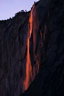 Images Dated 28th February 2016: Firefalls, Horsetail waterfalls, Yosemite