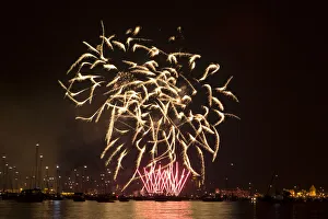 Fireworks during Seenachtsfest festival in Konstanz, Lake Constance, Baden-Wuerttemberg Fireworks during Seenachtsfest festival in Konstanz, Lake Constance, Baden-Wuerttemberg