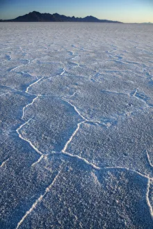 First light on the salt crust of Bonneville Salt Flats near the Utah - Nevada border, USA First light on the salt crust of Bonneville Salt Flats near the Utah - Nevada border, USA