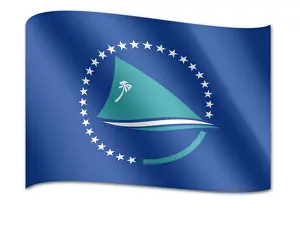 Pacific Island Forum Flag Print