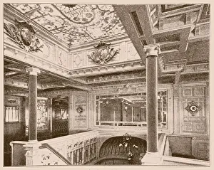 Forecourt of the imperial mail steamer 'Prinz Regent Luitpold' Forecourt of the imperial mail steamer 'Prinz Regent Luitpold'