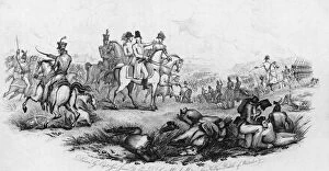Battle of Waterloo June 18, 1815 Gallery: French Retreat At Battle Of Waterloo